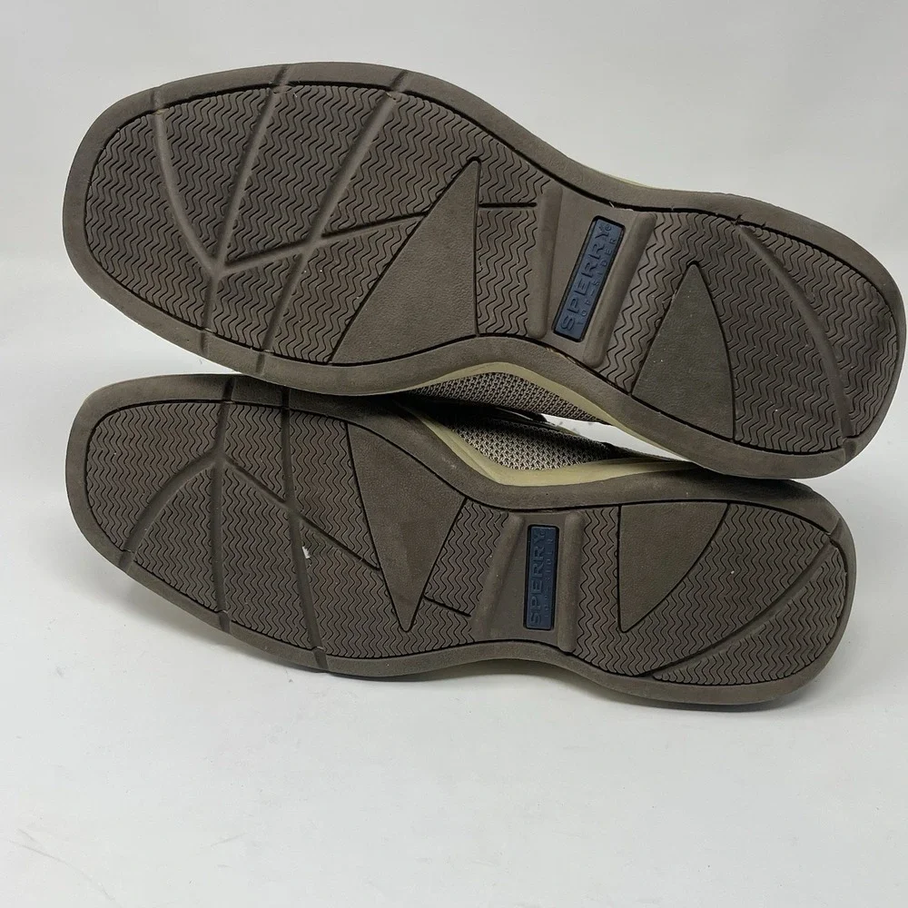 Sperry Top-Sider Men's Sahara Boat Shoes Size 8M- Brown Leather 2‎ Eyelids